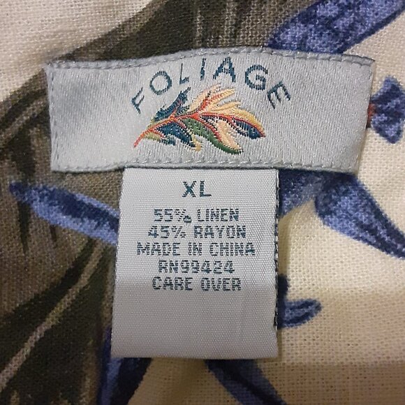 FOILAGE Mens Hawaiian Shirt - Picture 3 of 3